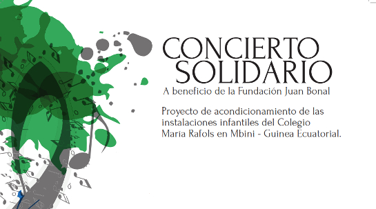 24/11/2017 Fundación Juan Bonal agradece la solidaridad artística de todos los que hicieron posible el Concierto Solidario de Madrid.