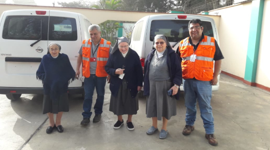 20/07/2018 Los coches donados por Nissan para la misión de Fundación Juan Bonal en Perú ya están operativos