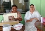 Las Hermanas confeccionan trabajos textiles durante la cuarentena en el centro de Ratz’um K’iche’