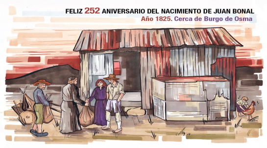 24/08/2021 Celebramos con alegría el nacimiento de nuestro Padre Fundador