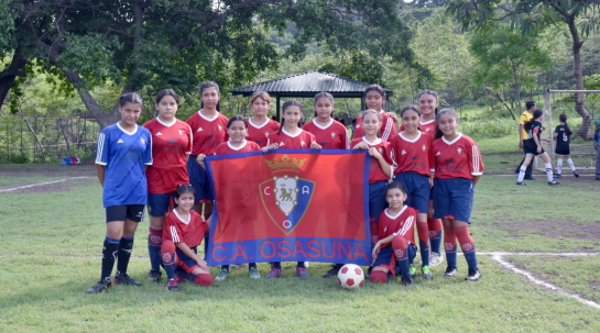 25/07/2022 La Selección Femenina de Osasuna - San Antonio se mide ante La Academia NCA, de Matagalpa