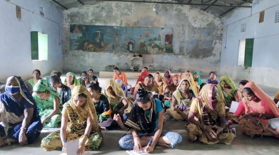 05/09/2022 Las mujeres de Kalol construyen y entrenan sus capacidades