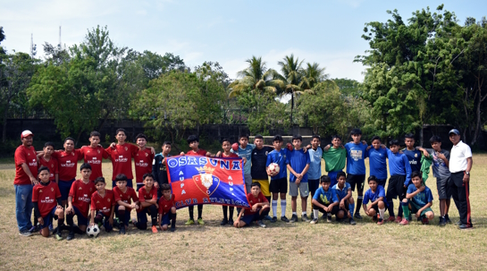 17/05/2023 La Selección Promesas del Osasuna - San Antonio se enfrenta al Equipo del Instituto Nacional de la ciudad de Catarina