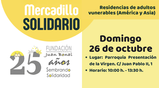 25/10/2025 Mercadillo Solidario en Zaragoza