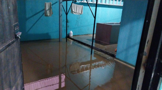 21/01/2026 Las fuertes lluvias provocan graves inundaciones en Tela (Honduras)