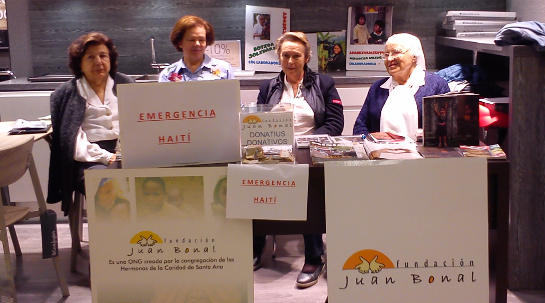 14/11/2016 La delegación de Fundación Juan Bonal en Cataluña, presente en el Corte Inglés.
