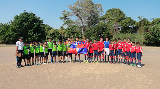 13/05/2019 Brillante victoria del equipo infantil de Osasuna - San Antonio frente a la Escuela de Talento de la ciudad de Granada (Nicaragua)