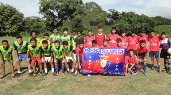 25/11/2019 Empate en Nicaragua entre la categoría Promesas del Osasuna - San Antonio y la Escuela de Fútbol Fenifut de Granada