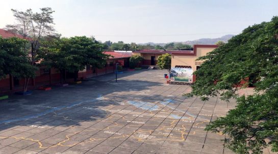 10/06/2020 Aulas vacías y un patio silencioso en el Colegio San Antonio de Ciudad Darío