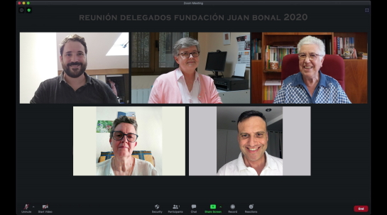 03/07/2020 Primera reunión por videoconferencia de Delegados de Fundación Juan Bonal en la “nueva normalidad”